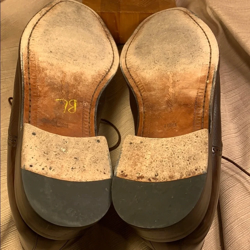 Mezlan leather classic lace up shoes made in Spain